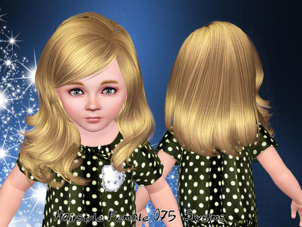 Casula hairstyle 075 by Skysims for Sims 3
