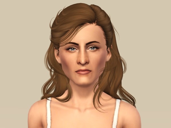 Highlighted hairstyle NewSea`sSunsetGlow retextured by Fanaskher for Sims 3