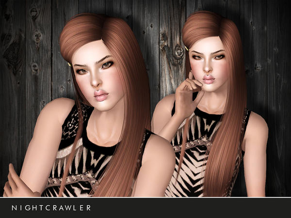 Hiarpin hairstyle 03 by Nightcrawler for Sims 3