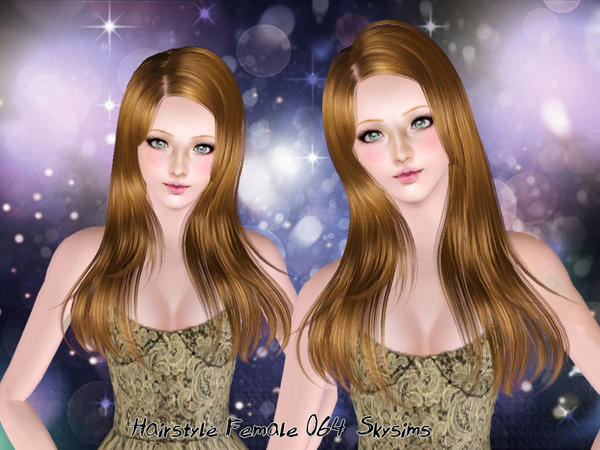 Big hairstyle 064 by Skysims for Sims 3