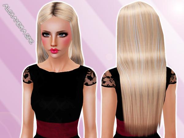 Isabelle Hairstyle by Alexandra Sine for Sims 3