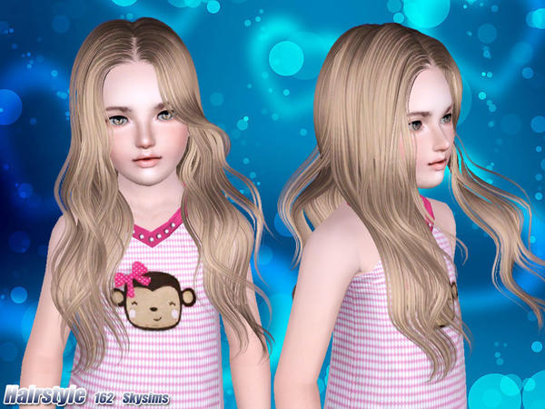 Chiseled elegance hairstyle 162 by Skysims for Sims 3