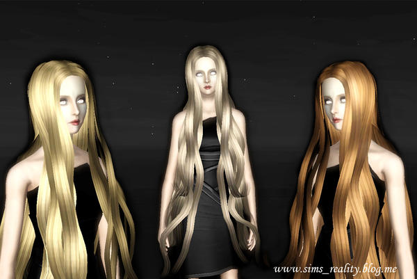 Mad Goddess hairstyle by BlueTabby for Sims 3