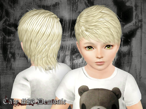 Jagged peaks hairstyle Demonic by Cazy for Sims 3
