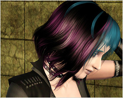 Cazy’s hair 51 edited by Aikea Guinea for Sims 3