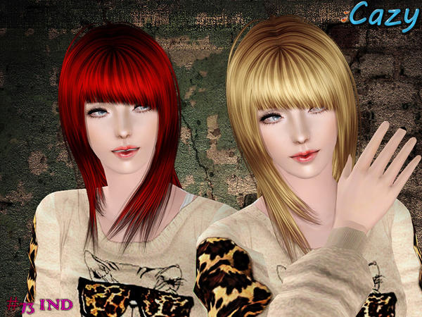 Face Framing hairstyle IND Hair by Cazy for Sims 3