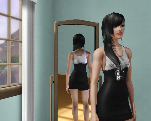 Anto 40 Endless Texture hairstyle retextured by Savio for Sims 3