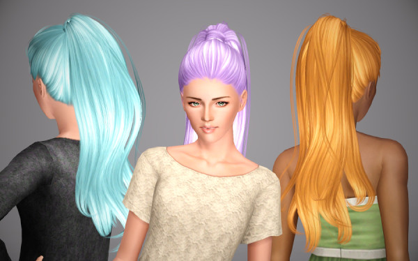 Ponytail hairstyle Coolsims 103 Retextured by Brad for Sims 3