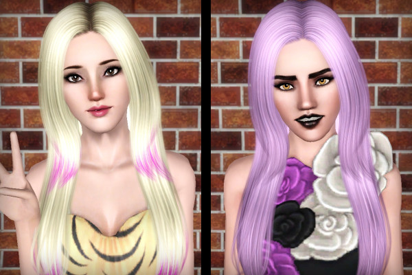 Cazy`s Over The Light hairstyle retextured by Forever and Always for Sims 3