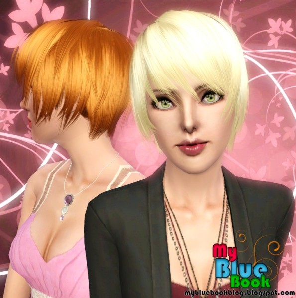 Fringed hairstyle Anto`s 55 retextured by TumTum Simiolino for Sims 3