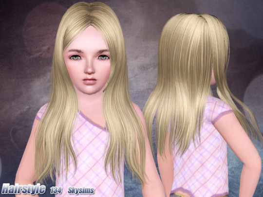 Glam hairstyle 134 by Skysims - Sims 3 Hairs