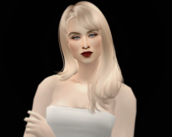 Multiple Shades hairstyle Newsea’s Overflow retextured by Fanaskher for Sims 3