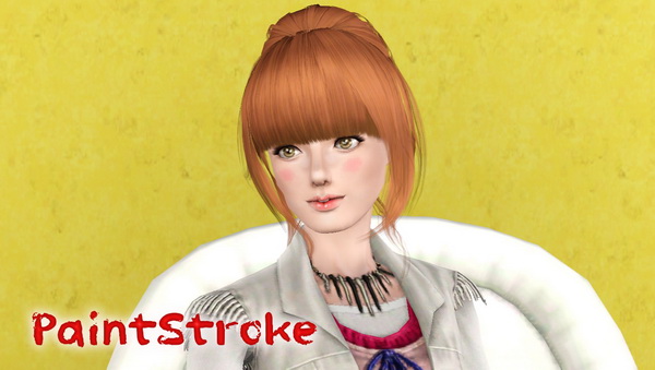  Peggy 766 767 hairstyle retextured by Katty for Sims 3