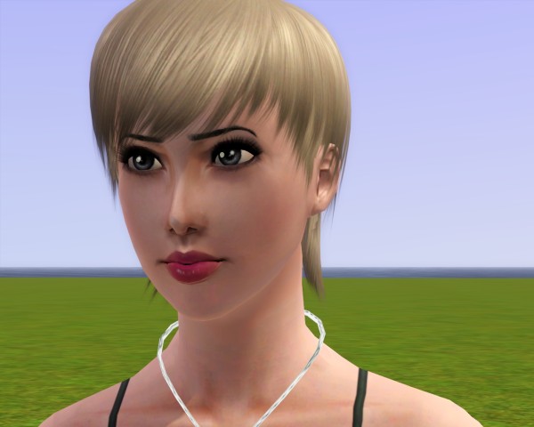 Raon 57 Smooth hairstyle retextured by Savio for Sims 3