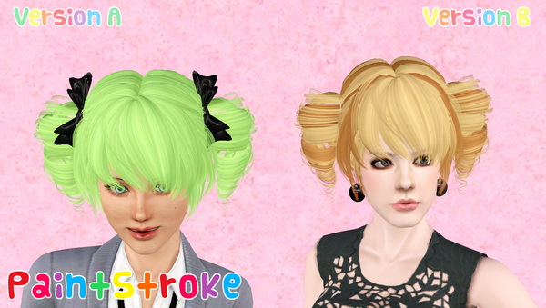 NewSea`s Mitzuki hairstyle retextured by Katty for Sims 3
