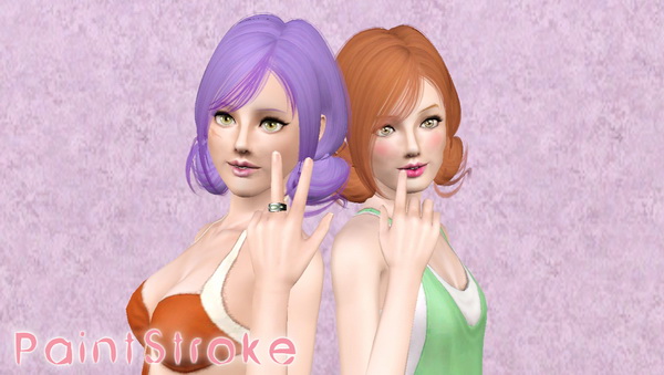 Skysims 036 hairstyle retextured by Katty for Sims 3