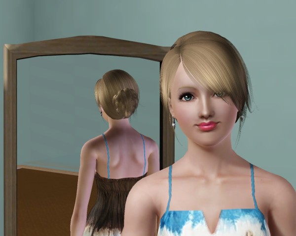 Raon 70 Beauty hairstyle retextured by Savio for Sims 3