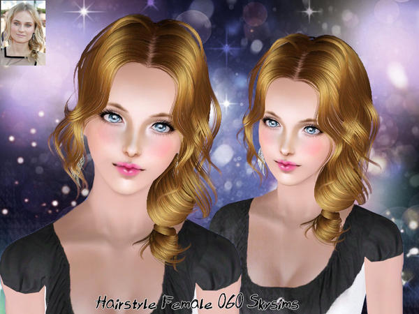 Perfectly Pony hairstyle 060 by Skysims for Sims 3