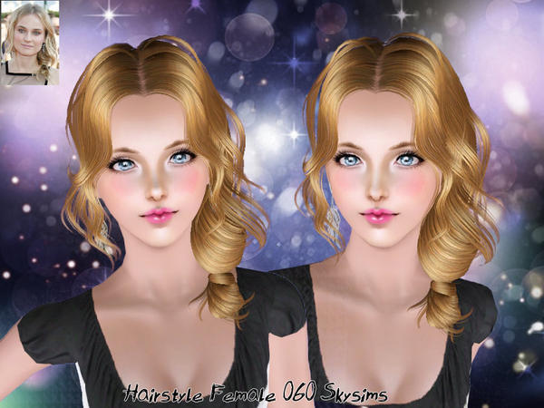 Perfectly Pony hairstyle 060 by Skysims for Sims 3