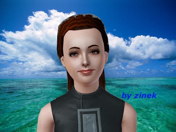 Crepe hairstyle 5 by zinek  for Sims 3