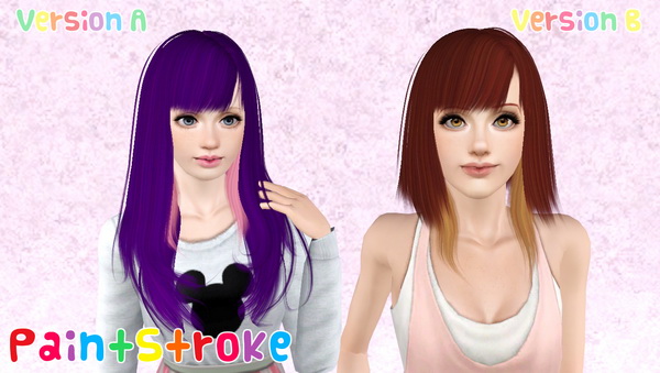 Cool Sims 68 hairstyle retextured by Katty for Sims 3