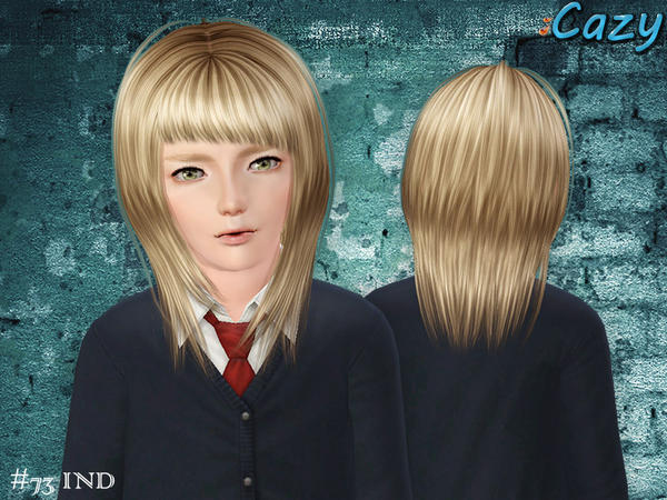 Face Framing hairstyle IND Hair by Cazy for Sims 3
