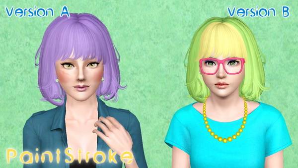Newsea`s The Moment hairstyle retextured by Katty  for Sims 3