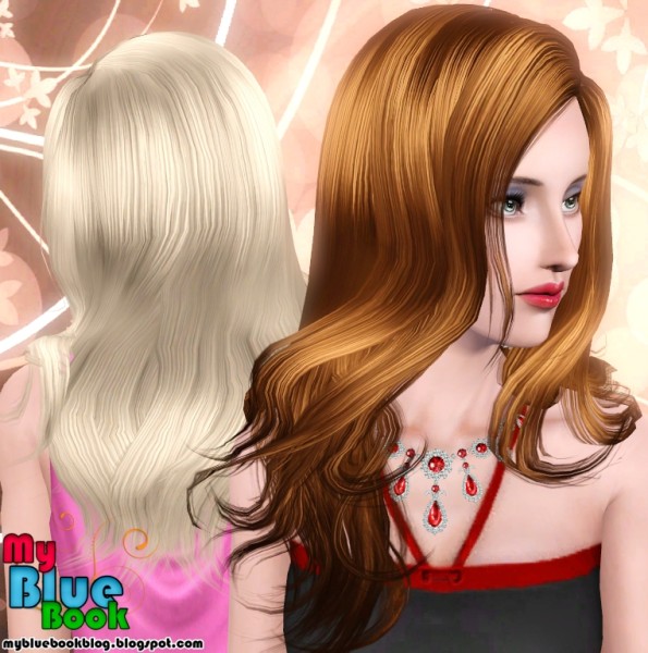 Bulky peaks hairstyle Peggy`s 5424 retextured by TumTum Simiolino for Sims 3