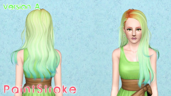 Trendy hairstyle Newsea Tera Retextured by Katty for Sims 3