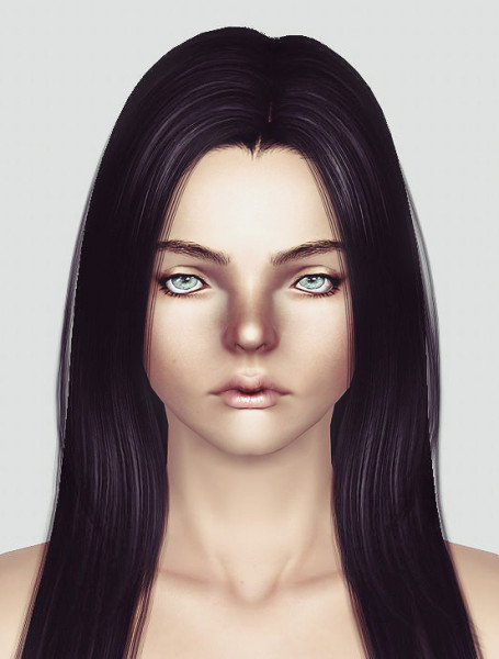 Straight hairstyle Cazy`s Over The Light retextured by Momo for Sims 3