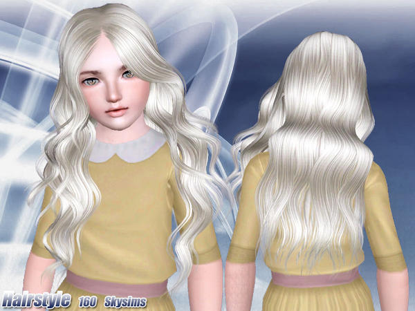 Doll hairstyle 166 by Skysims  for Sims 3