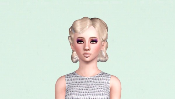 Rose`s hairstyle 21 retextured by Marie Antoinette for Sims 3
