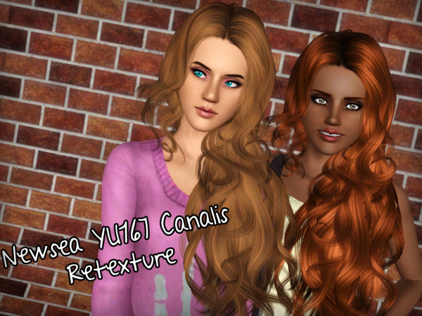 Dolly hairstyle Newsea`s Canalis retextured by Forever and Always for Sims 3