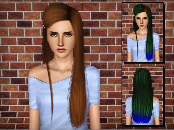 Nightcrawler 03 hairstyle retextured by Forever and Always for Sims 3
