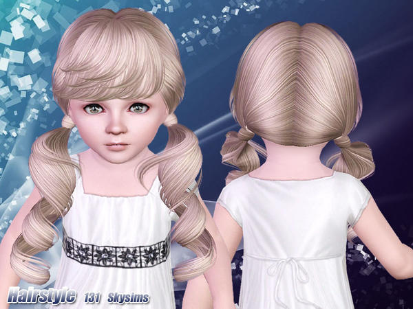 Funny hairstyle 131 by Skysims for Sims 3