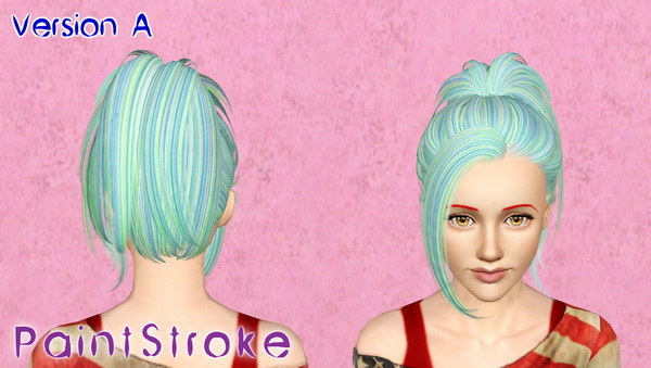 Butterfly 060 hairstyle retextured by Katty for Sims 3