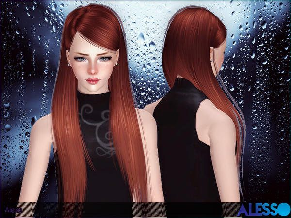 Alexis Hairstyle by Alesso for Sims 3