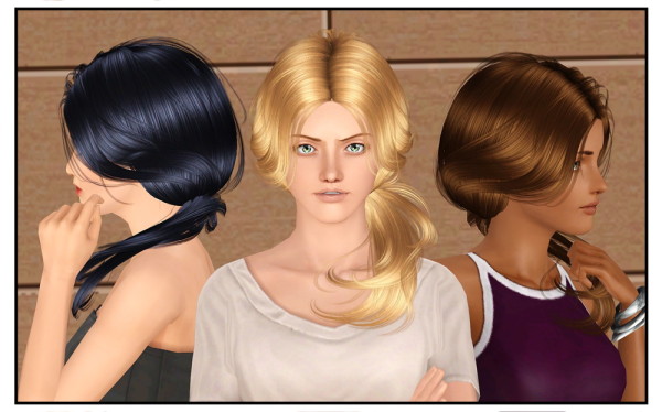 NewSea`s Emerald hairstyle retextured by Brad for Sims 3