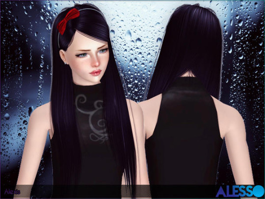 Alexis Hairstyle by Alesso - Sims 3 Hairs