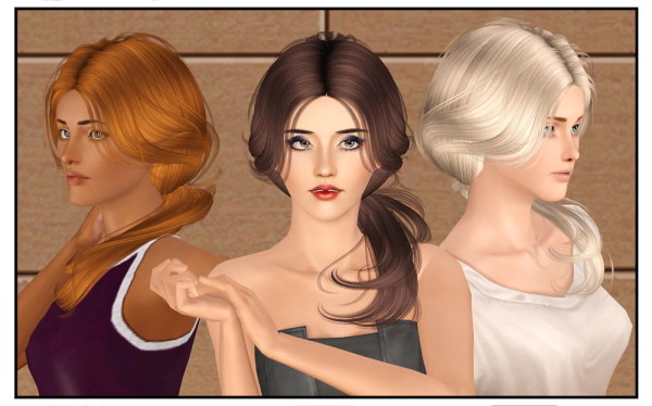 NewSea`s Emerald hairstyle retextured by Brad for Sims 3