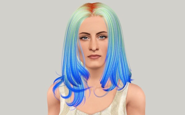 Modern layered hairstyle Coolsims 107 retextured by Fanaskher for Sims 3