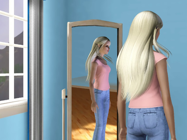 Rose`s 106 Shine On hairstyle by Savio for Sims 3