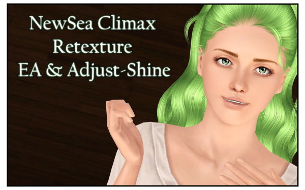 NewSea`s Climax hairstyle retextured by Brad for Sims 3