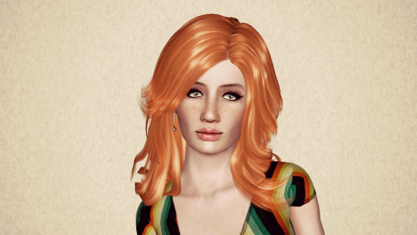 Cazy`s hairstyle retextured by Marie Antoinette for Sims 3