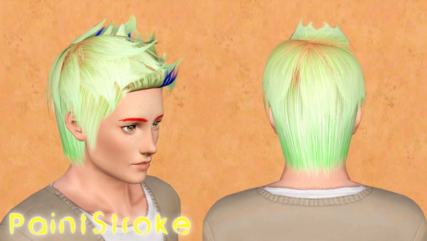  Roan 10 hairstyle retextured by Katty for Sims 3