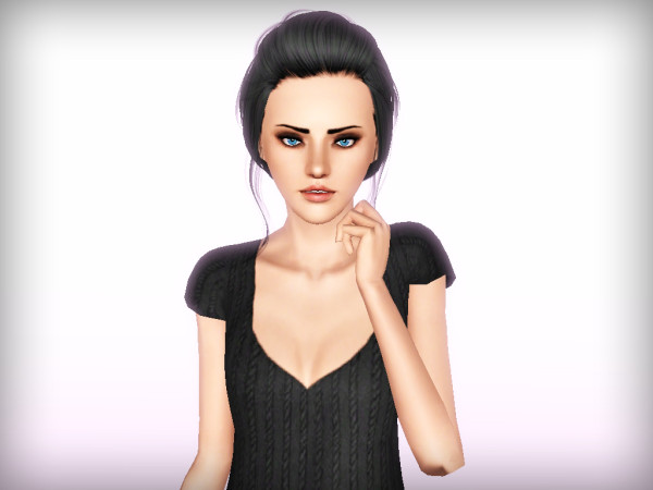 Newsea’s Ramya hairstyle retextured by Forever and Always for Sims 3