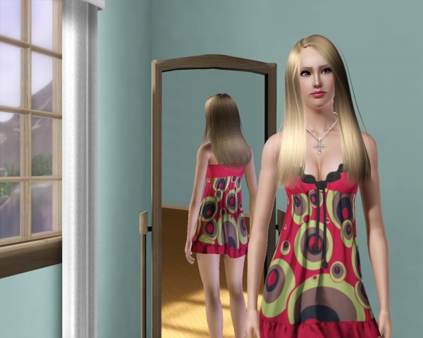 Anto 73 Bliss bhairstyle retextured by Savio for Sims 3