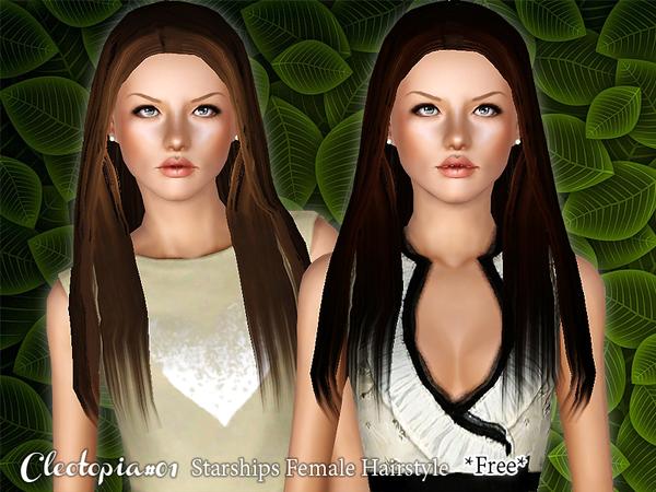 Starships Hairstyle by Cleotopia for Sims 3