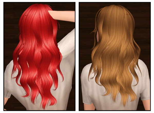 NewSea`s Climax hairstyle retextured by Brad for Sims 3
