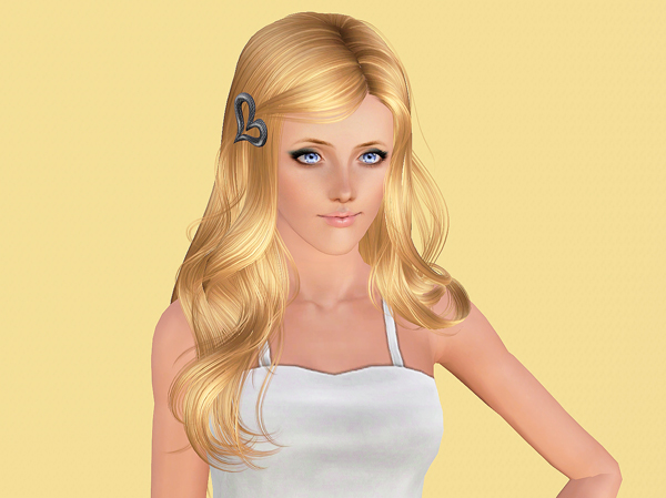 NewSea`s Color of Wind hairstyle retextured by Brad for Sims 3
